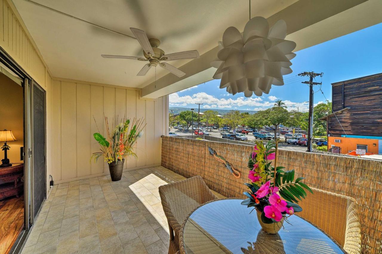 Downtown Air Conditioned Condo Walk To Beaches Кайлуа Кона Екстериор снимка